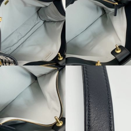  CHANEL シャネル トートバッグ ツイード 2022秋冬モデル ブラック×ホワイト レディース