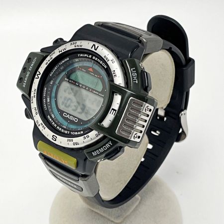  CASIO カシオ PRO TREK トリプルセンサー ATC-1100 ブラック系 クォーツ メンズ 腕時計