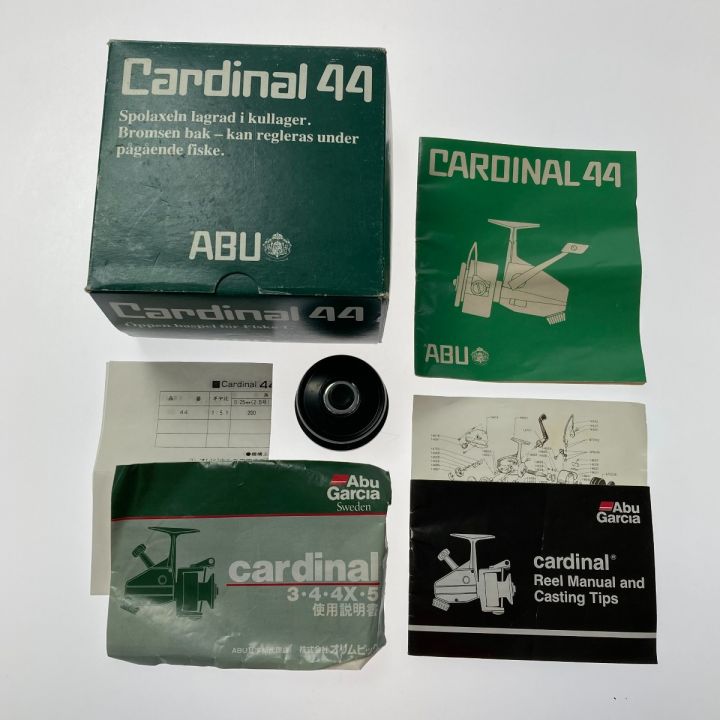 Abu Garcia アブガルシア Cardinal カーディナル 44 復刻版 スピニングリール 箱付き  760301｜中古｜なんでもリサイクルビッグバン