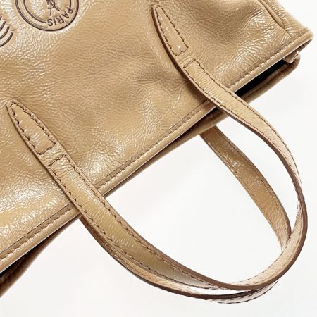  Yves Saint Laurent イブサンローラン rive gauche Yメール トートバッグ 197699 ベージュ レディース 布袋有