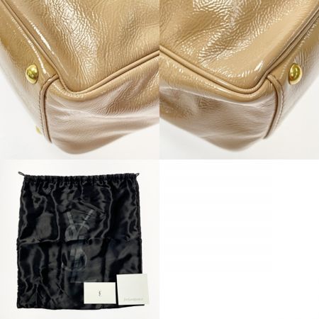  Yves Saint Laurent イブサンローラン rive gauche Yメール トートバッグ 197699 ベージュ レディース 布袋有