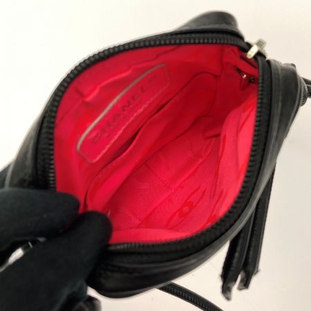  CHANEL シャネル カンボンライン スモール ショルダーバッグ A25178 ブラック ココマーク ポシェット