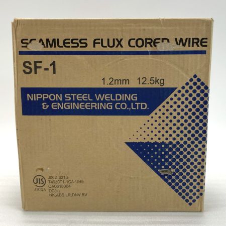  日鉄溶接 フラックス入りワイヤ 本体のみ SF-1 1.2mm 工具関連用品 未使用品