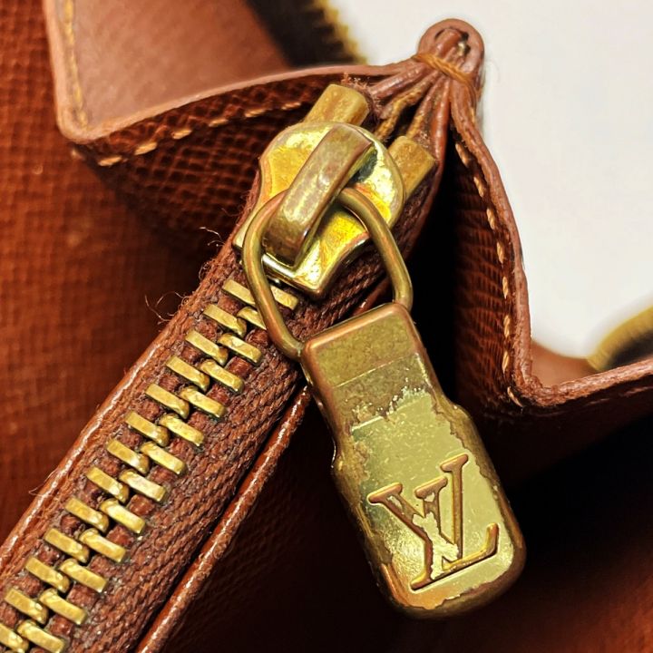 LOUIS VUITTON ルイヴィトン モノグラム ポルト モネ・ジップ M61727 ブラウン 長財布 レディース  ゴールド金具｜中古｜なんでもリサイクルビッグバン