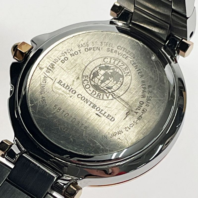 中古】 CITIZEN シチズン XC クロスシー H240-T018238 ピンク系 電波