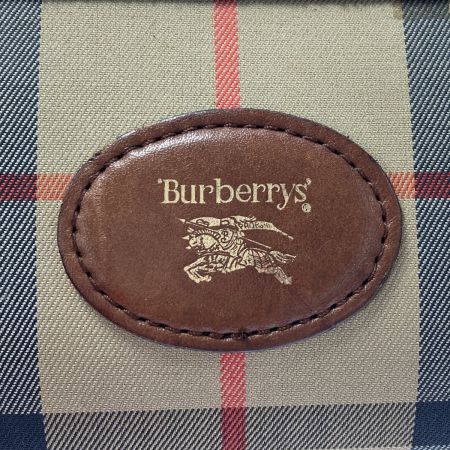  Burberrys バーバリーズ ノバチェック シャドーホース 筒型 ハンドバッグ ベージュ ドラムバッグ