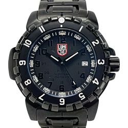 ☆☆ LUMINOX ルミノックス F117 ナイトホーク 6400ｼﾘｰｽﾞ ブラック クォーツ メンズ 腕時計 箱・取説有 Bランク