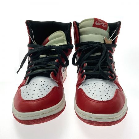  NIKE ナイキ AIR JORDAN 1 エアジョーダン 1 スニーカー 130207 ホワイト×レッド SIZE 26cm メンズ
