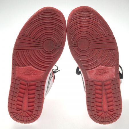  NIKE ナイキ AIR JORDAN 1 エアジョーダン 1 スニーカー 130207 ホワイト×レッド SIZE 26cm メンズ