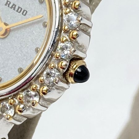 RADO ラドー ラインストーンベゼル コンビ GP 133.9702.2 クォーツ レディース 腕時計｜中古｜なんでもリサイクルビッグバン