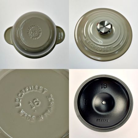  LE CREUSET ルクルーゼ 《 COCOTTE EVERY ココット・エブリィ 》メレンゲ / 18cm アイボリー