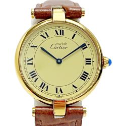 ☆☆ Cartier カルティエ マストヴァンドーム ヴェルメイユ Ref.590003 SV925 クォーツ レディース 腕時計 証明書有 Bランク