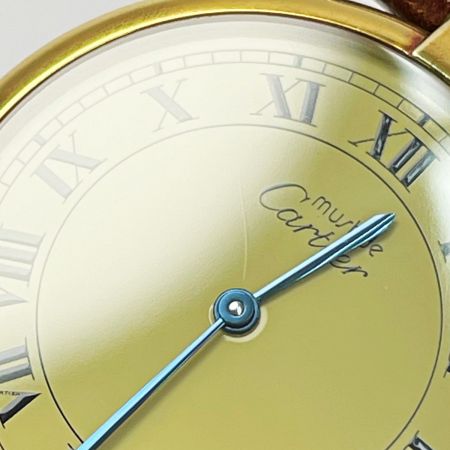  Cartier カルティエ マストヴァンドーム ヴェルメイユ Ref.590003 SV925 クォーツ レディース 腕時計 証明書有