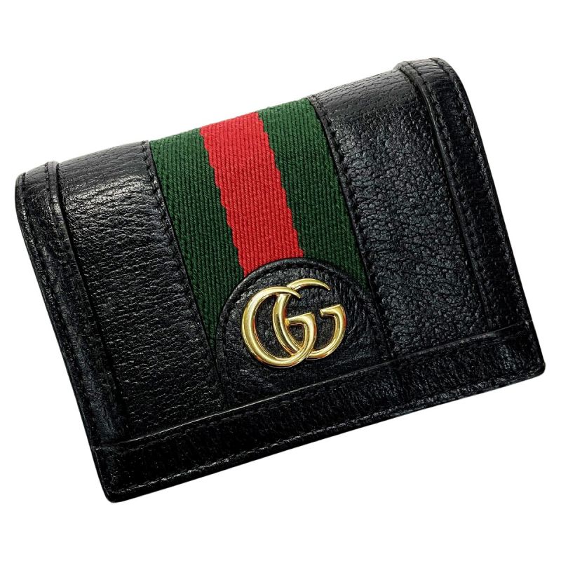 中古】 GUCCI グッチ GGマーモント オフィディア 523155 ブラック 2 ...