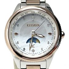 中古】 CITIZEN シチズン WICCA E031-R014820 ゴールド系 ソーラー充電