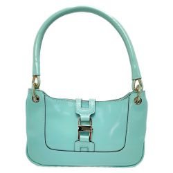 ☆☆ GUCCI グッチ ジャッキー 005･0817 グリーン ハンドバッグ ヴィンテージ レザー レディース Cランク