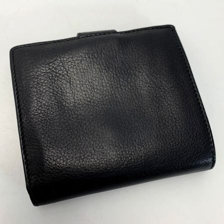  Burberrys バーバリーズ レザー GP金具 ブラック 2つ折り財布 コインポケット劣化