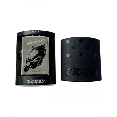  ZIPPO ジッポ ライター 2000年製 YAMAHA Majesty バイク ケース有 Bランク