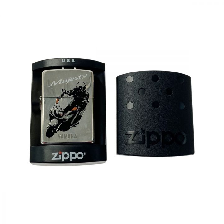 ZIPPO ジッポ ライター 2000年製 YAMAHA Majesty バイク ケース有｜中古｜なんでもリサイクルビッグバン