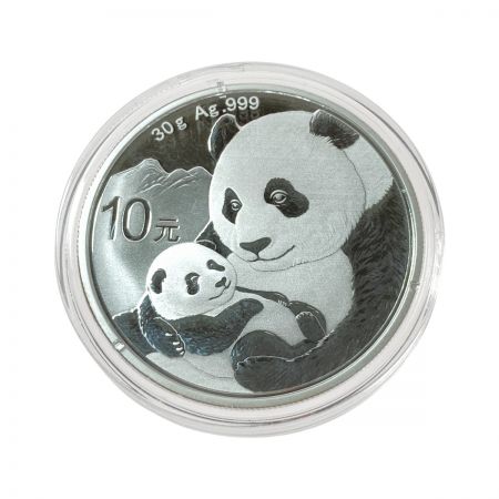   中華人民共和国 2019 銀貨 10元 純銀 Ag999 30g パンダ 中国