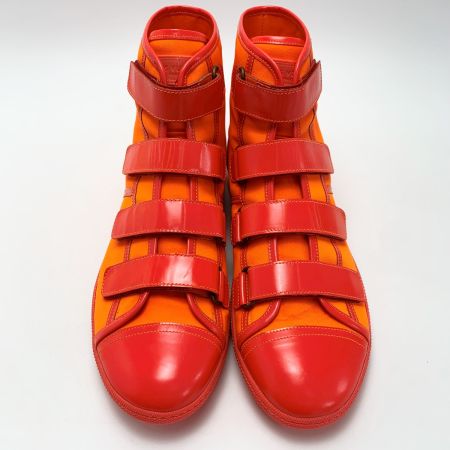  LOUIS VUITTON ルイヴィトン ハイカットスニーカー GO0077 オレンジ ９号（約27cm）