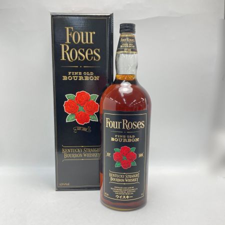  Four Roses フォアローゼズ FINE OLD バーボン 4500ml 43度 ウイスキー 箱有 古酒 未開栓