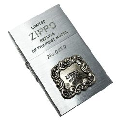 ☆☆ ZIPPO ジッポー ライター 1932 レプリカファースト セカンドリリース ヴィンテージ 革ケース有 Bランク