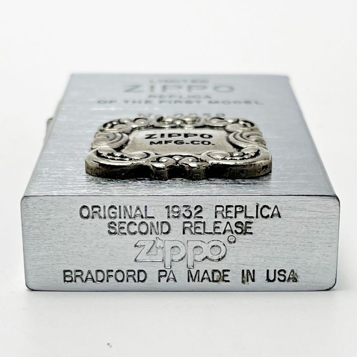 ZIPPO ジッポー ライター 1932 レプリカファースト セカンドリリース ヴィンテージ 革ケース有｜中古｜なんでもリサイクルビッグバン