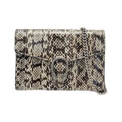 ☆☆ GUCCI グッチ ディオニュソス ミニ チェーンバッグ 401231 パイソン チェーンウォレット 布袋有 Bランク