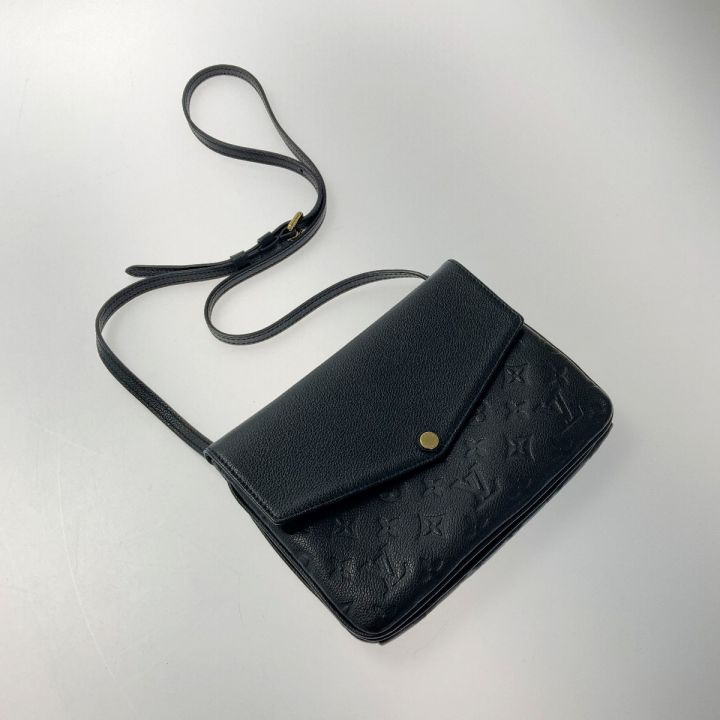 LOUIS VUITTON ルイヴィトン モノグラム アンプラント トワイス M50258 ノワール ショルダーバッグ  布袋有｜中古｜なんでもリサイクルビッグバン