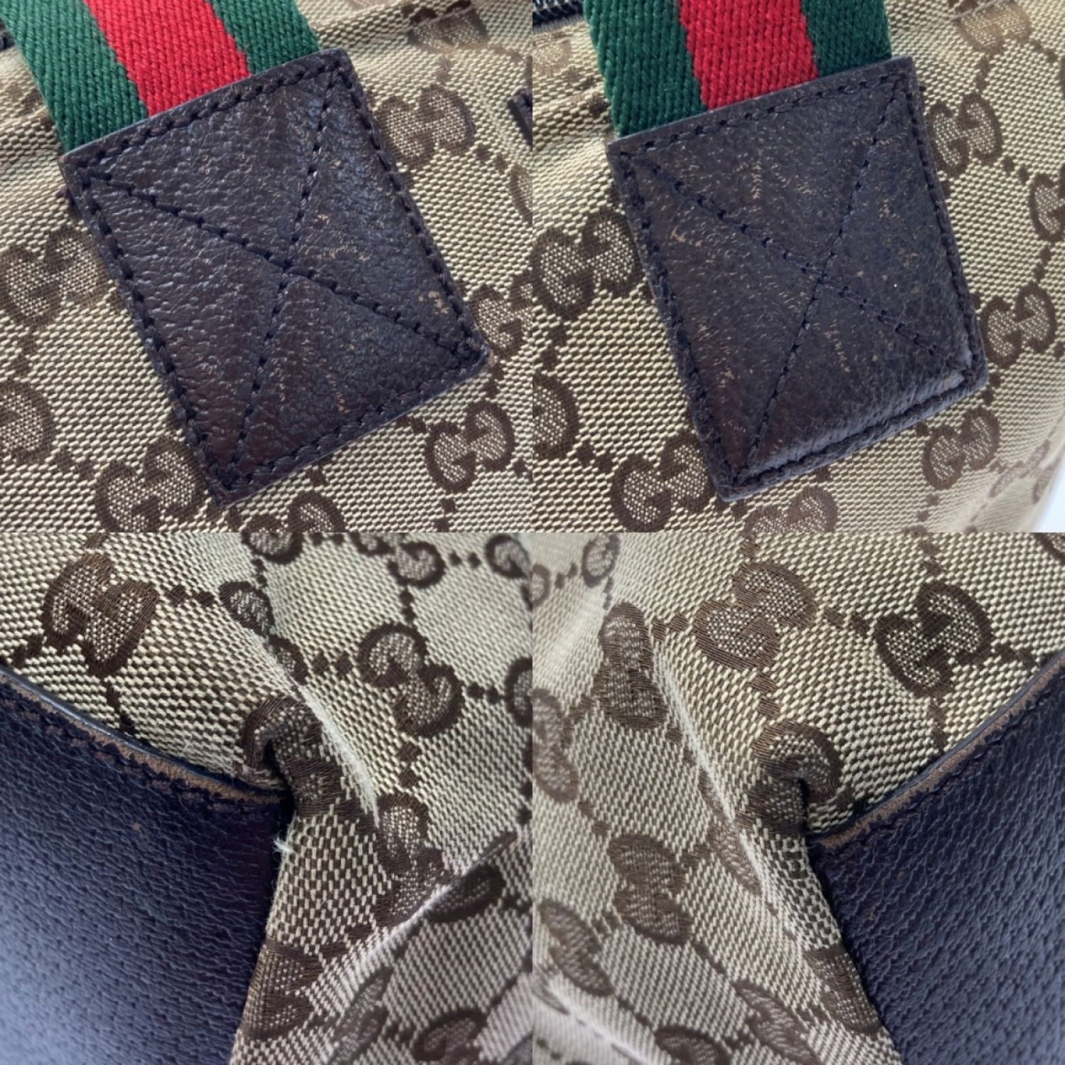 中古】 GUCCI グッチ GGキャンバス トートバッグ 131230 シェリー