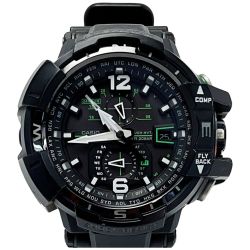 ☆☆ CASIO カシオ G-SHOCK GRAVITYMASTER スカイコックピット GW-A1100-1A3JF ブラック×グリーン 電波ソーラー 腕時計 Bランク
