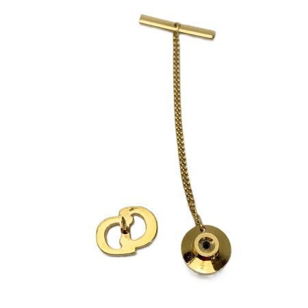  Christian Dior クリスチャンディオール タイピン タイタック CDロゴ ゴールド GP