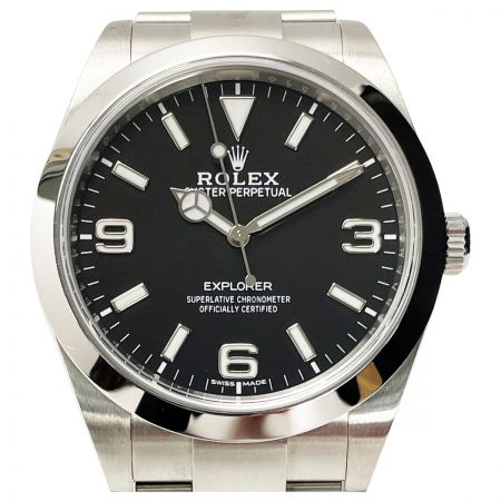  ROLEX ロレックス エクスプローラⅠ 214270 ブラック 自動巻き メンズ 腕時計 箱・取説・ギャランティ有