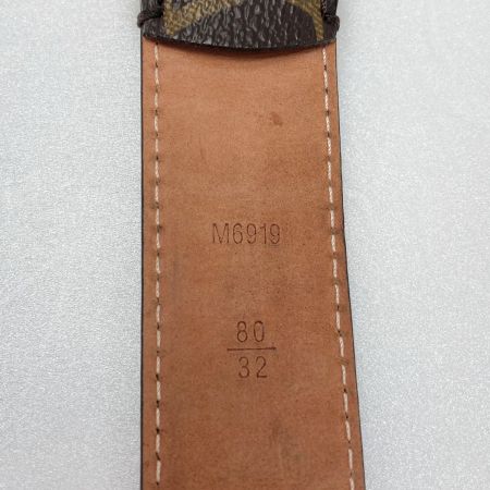  LOUIS VUITTON ルイヴィトン モノグラム サンチュール エリプス M6919 M6919 80/32 ベルト ゴールド金具