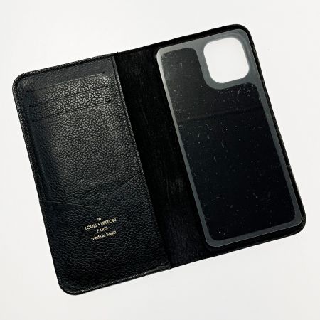 LOUIS VUITTON ルイヴィトン モノグラムアンプラント IPHONE 11 フォリオ M69709 ノワール 手帳型/カード入れ付ケース