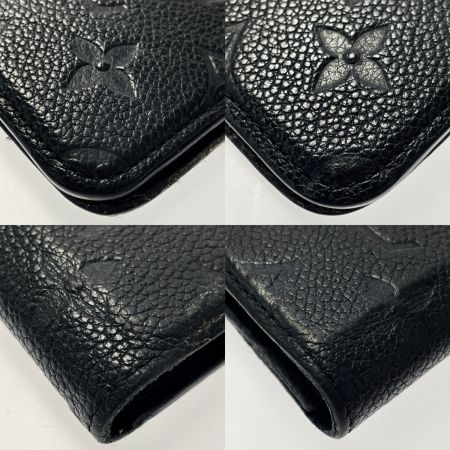  LOUIS VUITTON ルイヴィトン モノグラムアンプラント IPHONE 11 フォリオ M69709 ノワール 手帳型/カード入れ付ケース