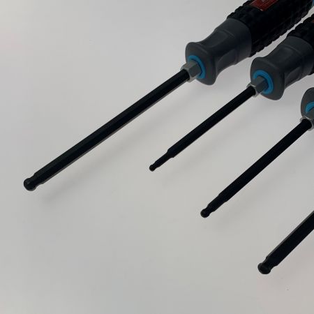 KTC ケーティーシー 《 樹脂柄ボールポイントヘキサゴンドライバセット 》８本組 / TD1HBP8 ブラック