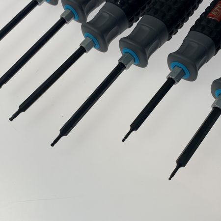 KTC ケーティーシー 《 樹脂柄ボールポイントヘキサゴンドライバセット 》８本組 / TD1HBP8 ブラック