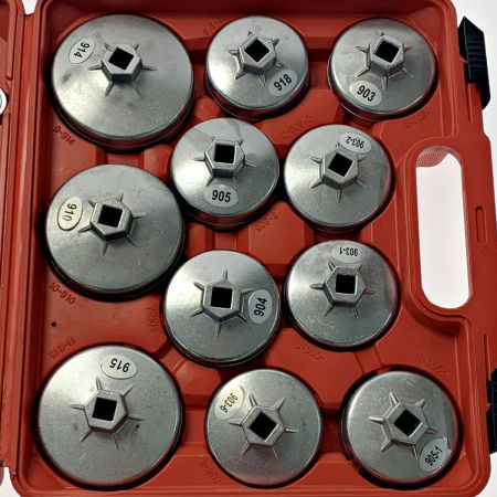  SXJZ アルミニウム合金カップタイプ オイルフィルターキャップ レンチソケットセット