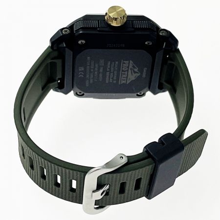  CASIO カシオ  PRO TREK クライマーライン PRW-6900Y-3JF ブラック×グリーン 電波ソーラー デジアナ メンズ 腕時計 箱・取説有