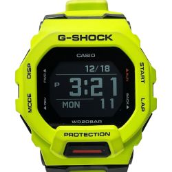 ☆☆ CASIO カシオ G-SHOCK G-SQUAD GBD-200-9JF ライムグリーン クォーツ スマホ連携 メンズ 腕時計 Bランク