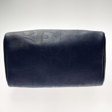 Christian Dior レザー ボストンバッグ　ネイビー　ディオール 中古・古着通販】Christian Dior (クリスチャン ディオール