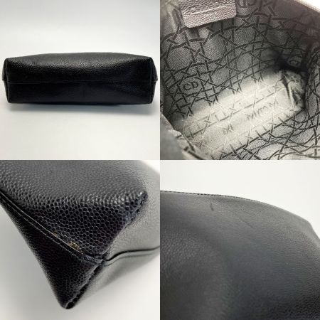  Christian Dior クリスチャンディオール MC0031 ブラック ポーチ レディース 袋有