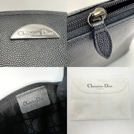  Christian Dior クリスチャンディオール MC0031 ブラック ポーチ レディース 袋有
