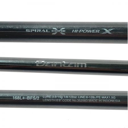  SHIMANO シマノ 22 バンタム 168L+-BFS/2 352583 ルアーロッド 竿袋付き