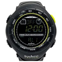 ☆☆ SUUNTO スント VECTOR ベクター ブラックライム クォーツ デジタル アウトドアウォッチ メンズ 腕時計 Bランク