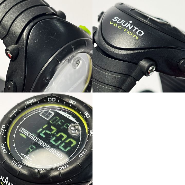 SUUNTO スント VECTOR ベクター ブラックライム クォーツ デジタル アウトドアウォッチ メンズ 腕時計｜中古｜なんでもリサイクルビッグバン