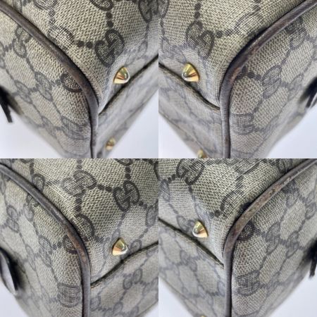  GUCCI グッチ GG柄 シェリーライン ミニボストン 67-01-4422 ブラウン ハンドバッグ オールドグッチ