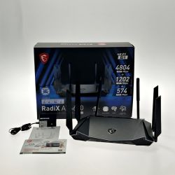 ☆☆ msi RadiX AX6600 Wi-Fi 6 トライバンドゲーミングルーター GRAX66 AX6600 Bランク